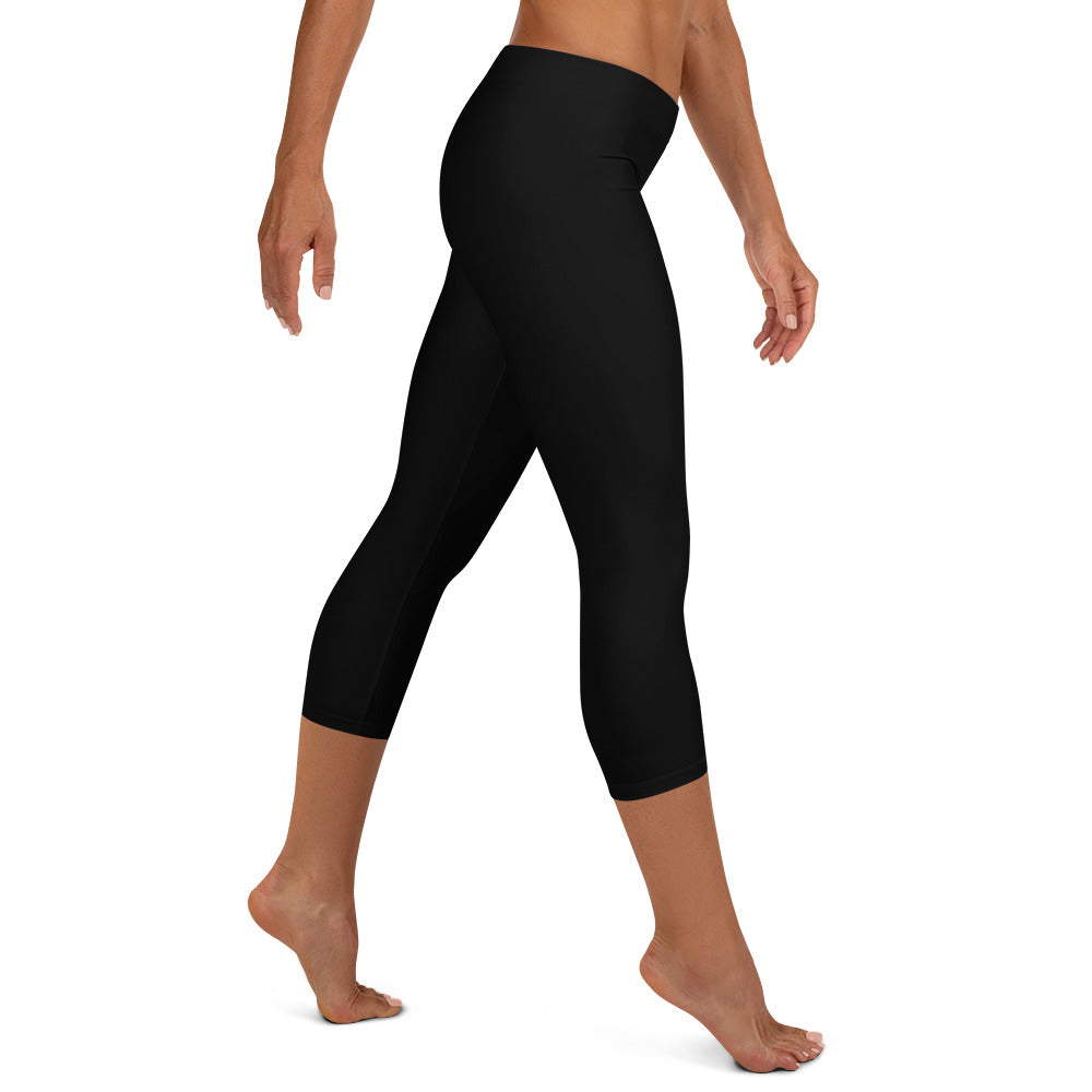 Comfy Capri Yoga Leggings by P Blue