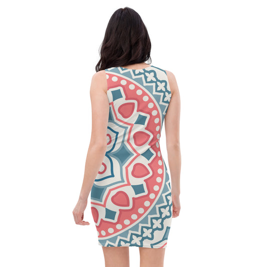 Smooth Abstract Pattern Dress