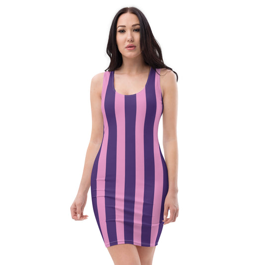 Smooth Striped Pattern Dress