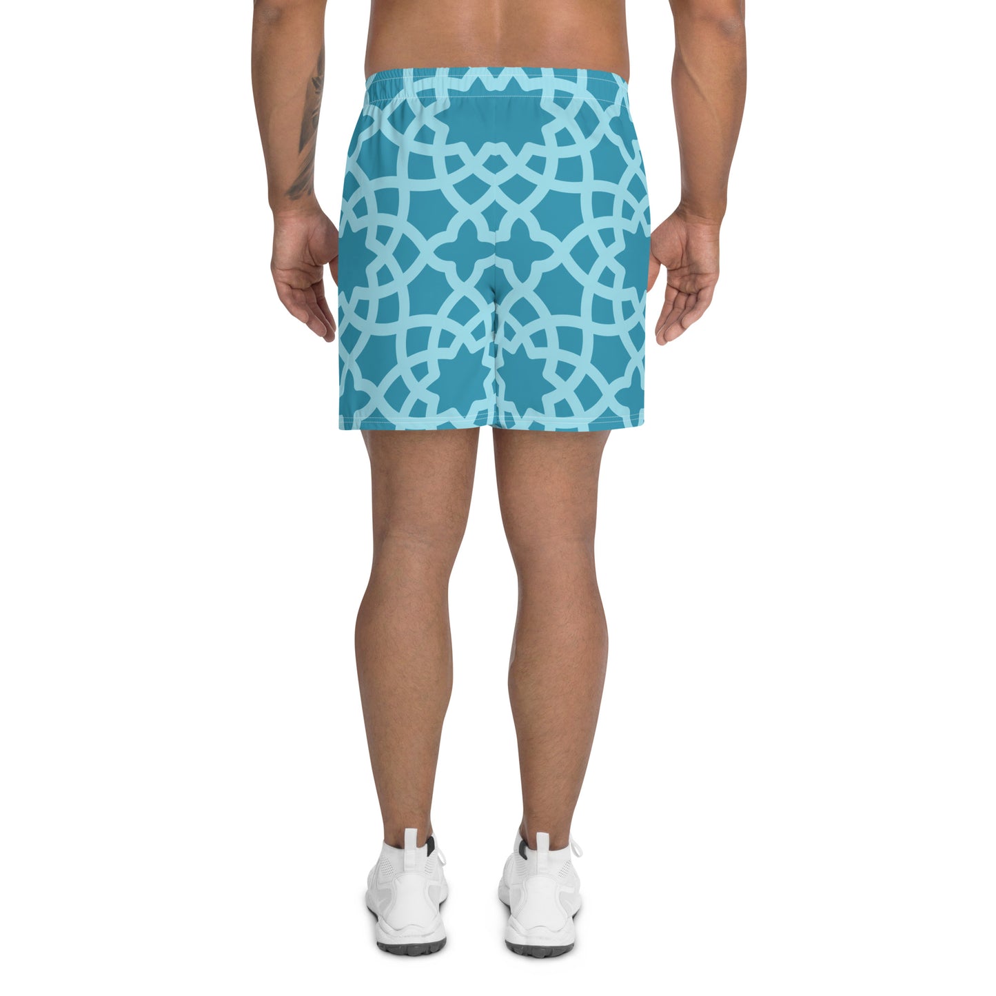 Light Water-Proof Activewear Shorts with Mesh Pocket by P Blue