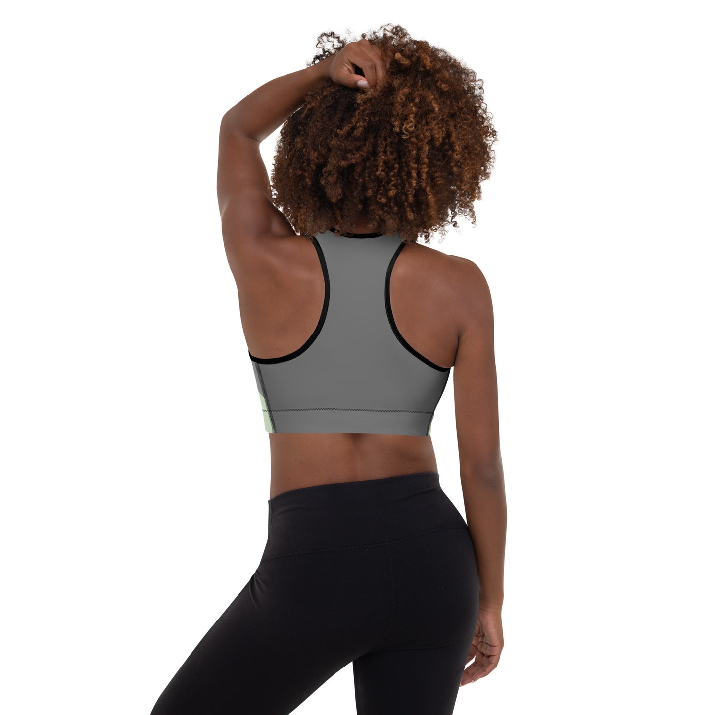 Comfy Padded Sports Bra With Removable Pads by P Blue