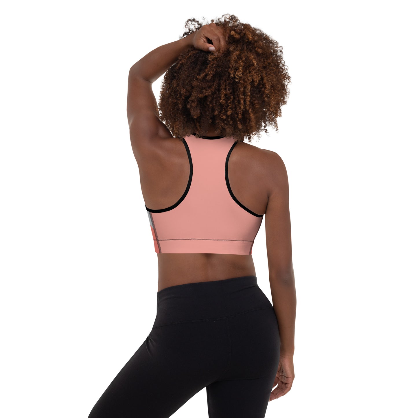 Comfy Padded Sports Bra With Removable Pads by P Blue