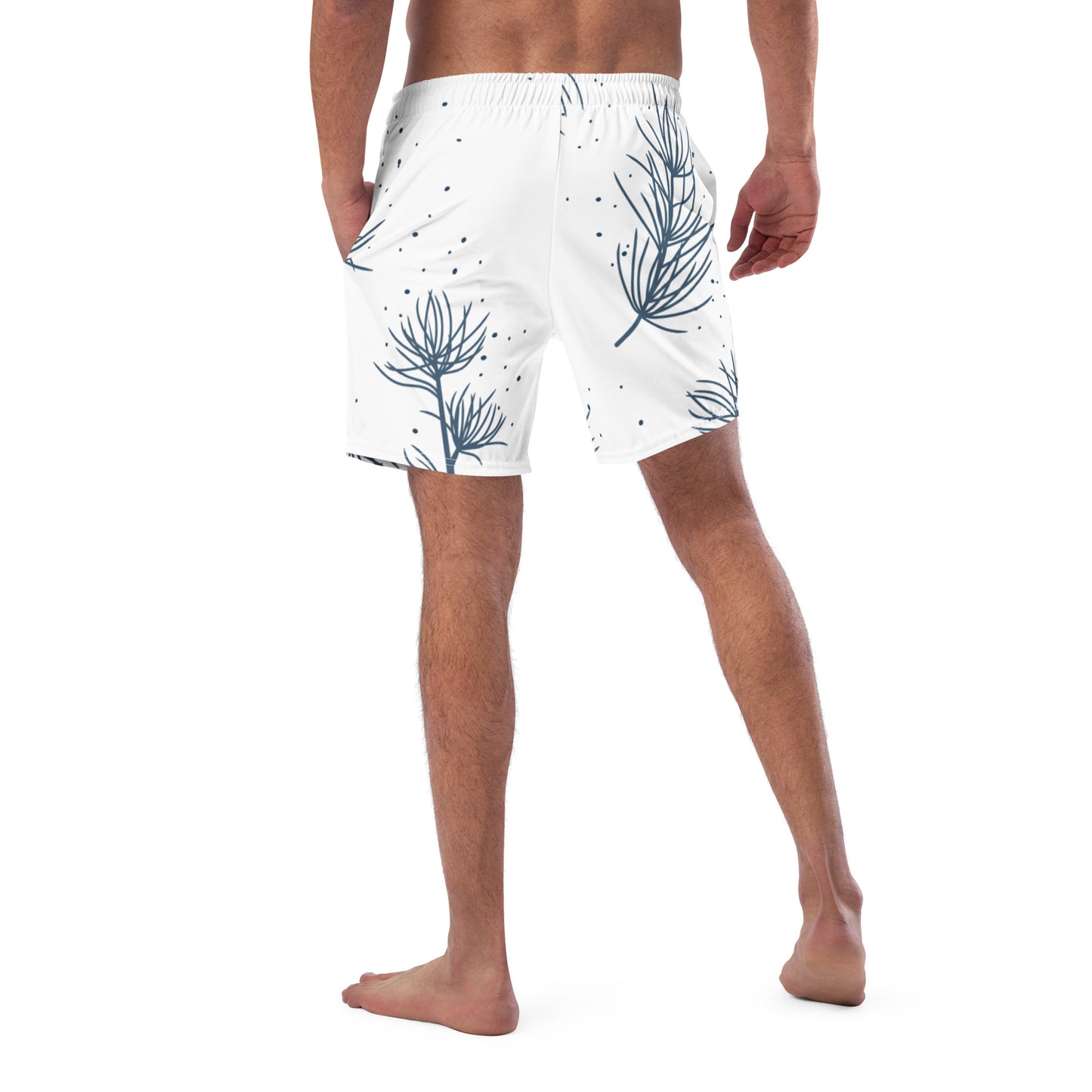 Mid-Length Swim Shorts by P Blue
