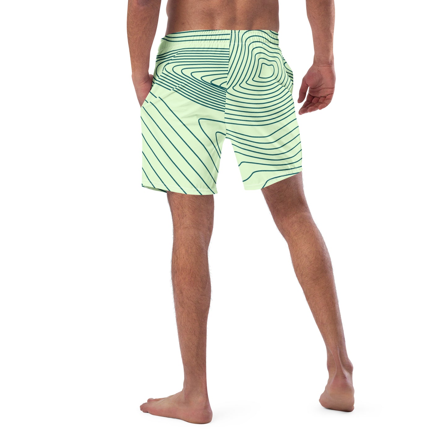 Mid-Length Swim Shorts by P Blue