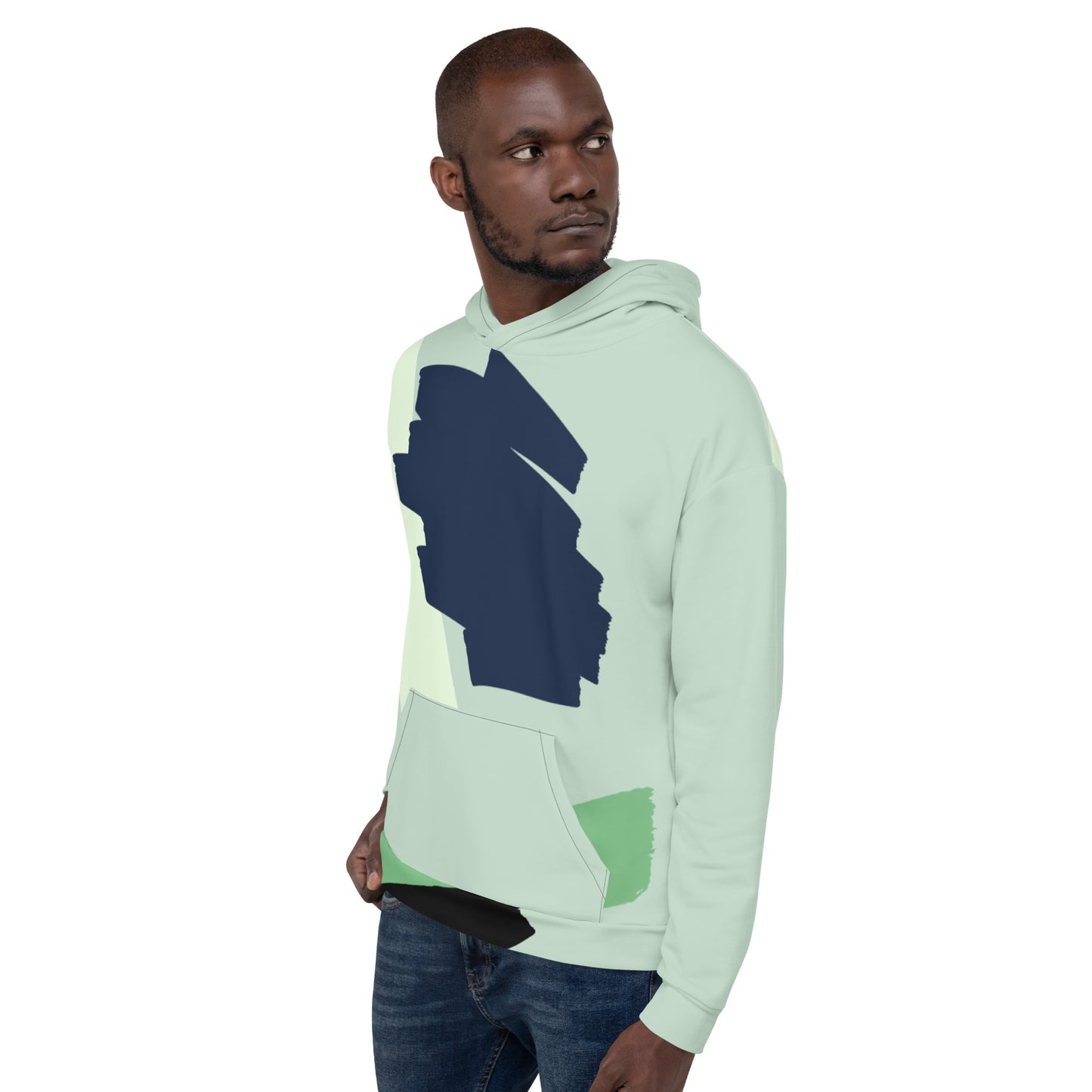 Premium Artwear Hoodie - Relaxed Fit by P Blue