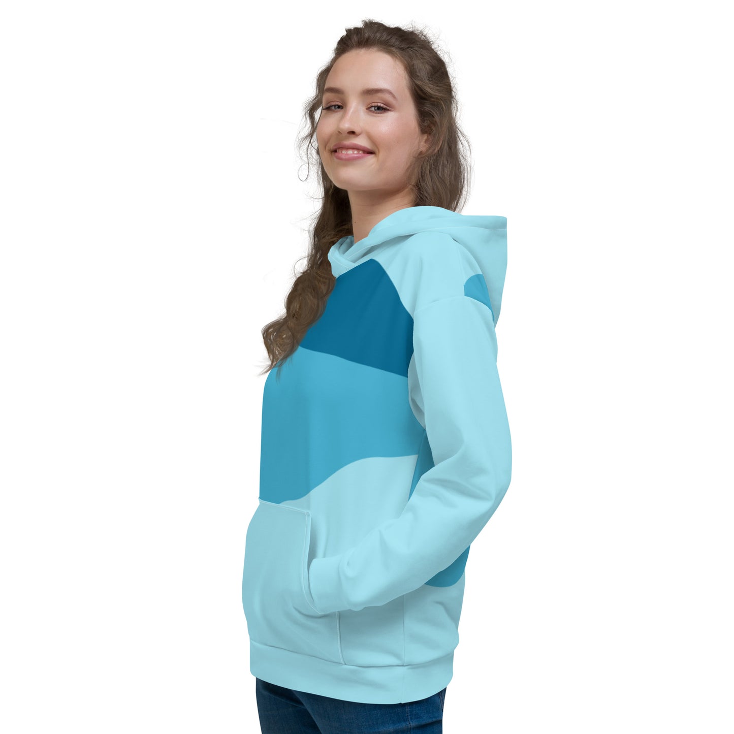 Premium Artwear Hoodie - Relaxed Fit by P Blue