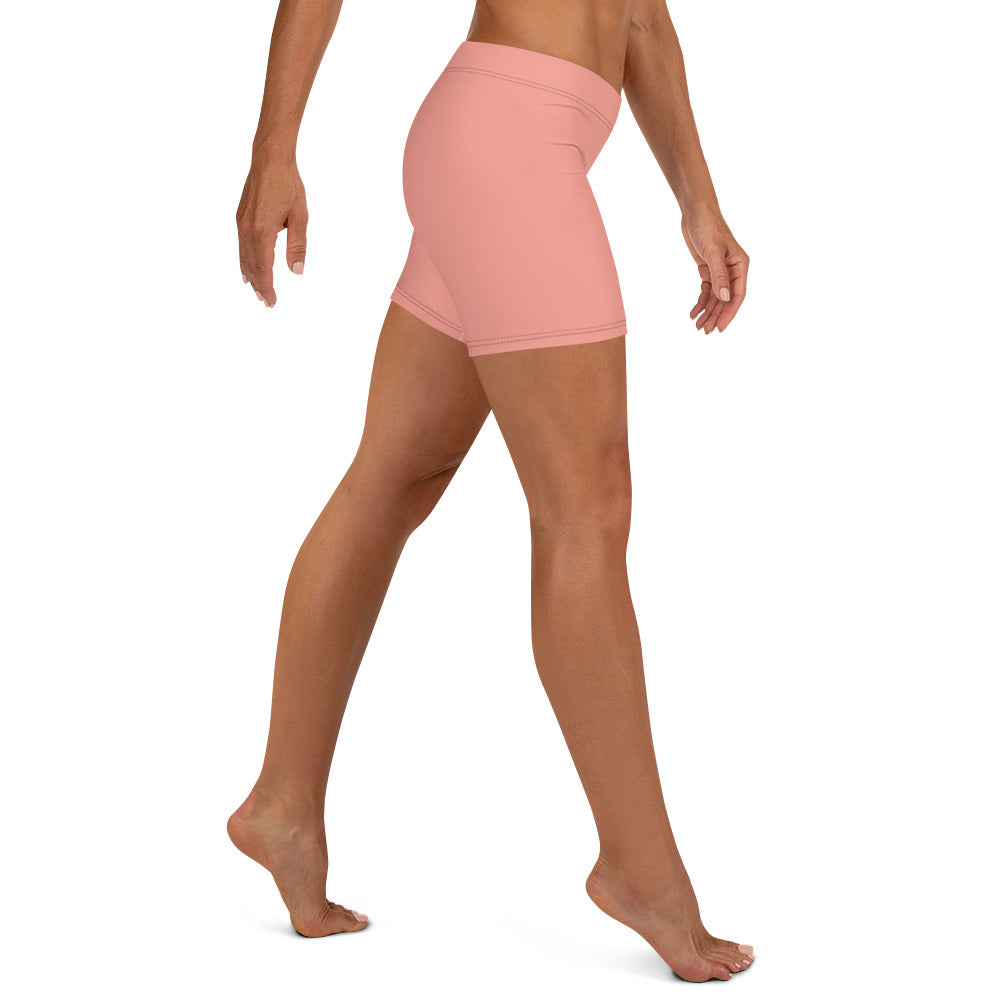 Tight Fit Stretchy Yoga Shorts by P Blue