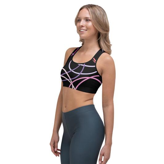 Moisture-Wicking Sports Bra - Double Layer Support