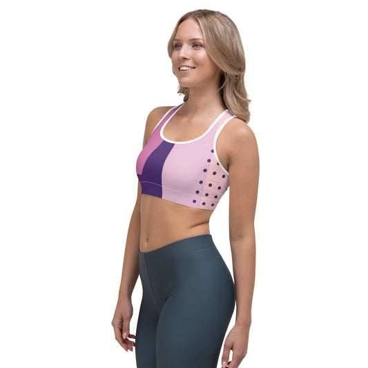 Moisture-Wicking Sports Bra - Double Layer Support