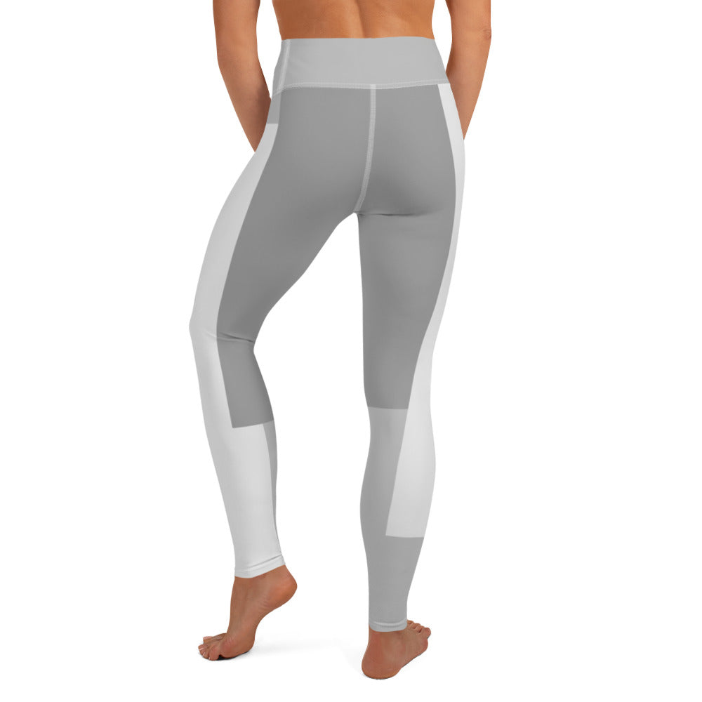 Comfy Raised Band Yoga Leggings by P Blue