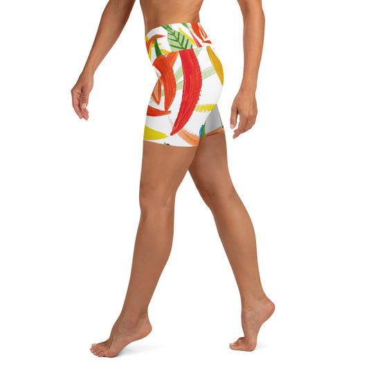 Comfy Raised Band Yoga Shorts