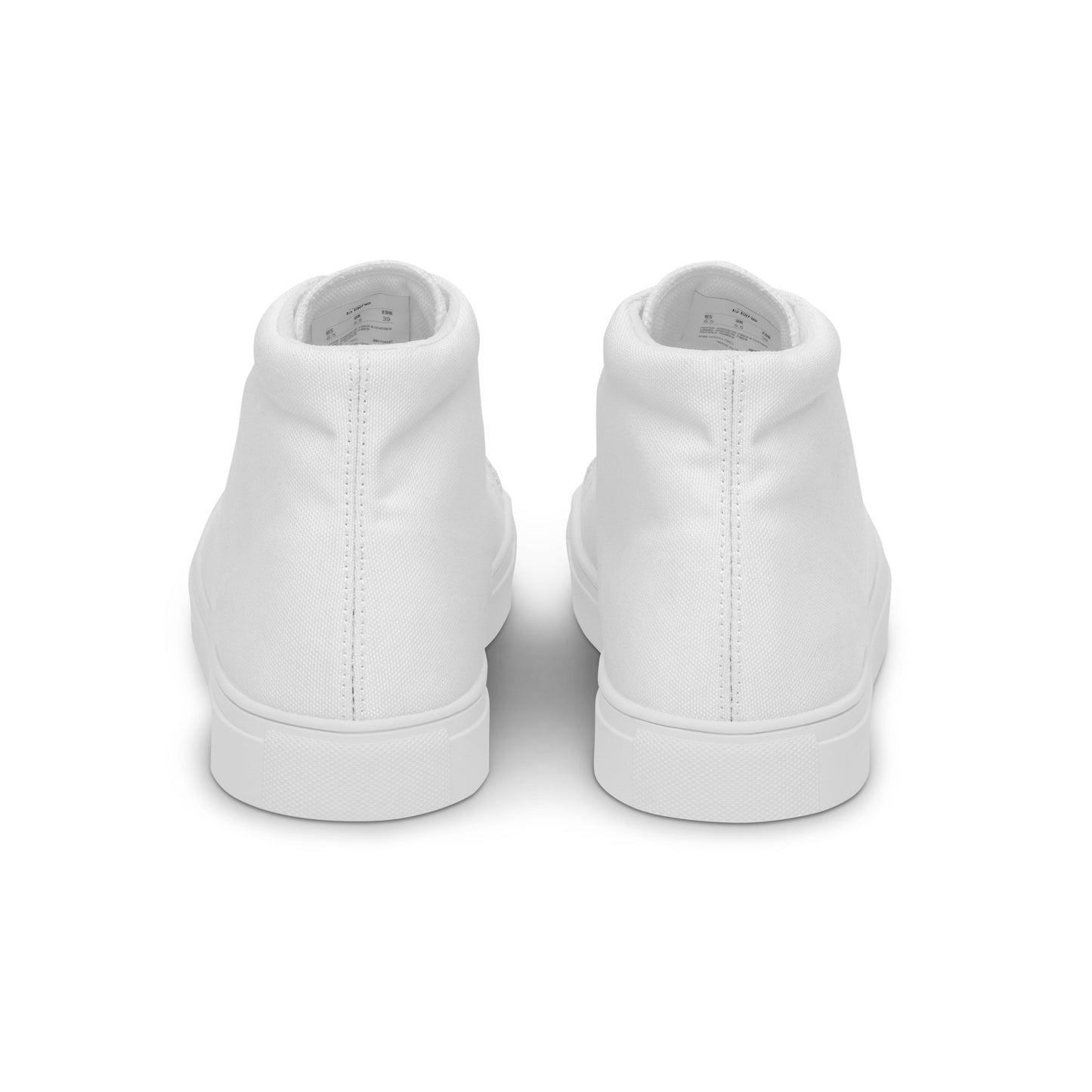High-Top Canvas Sneakers by P Blue