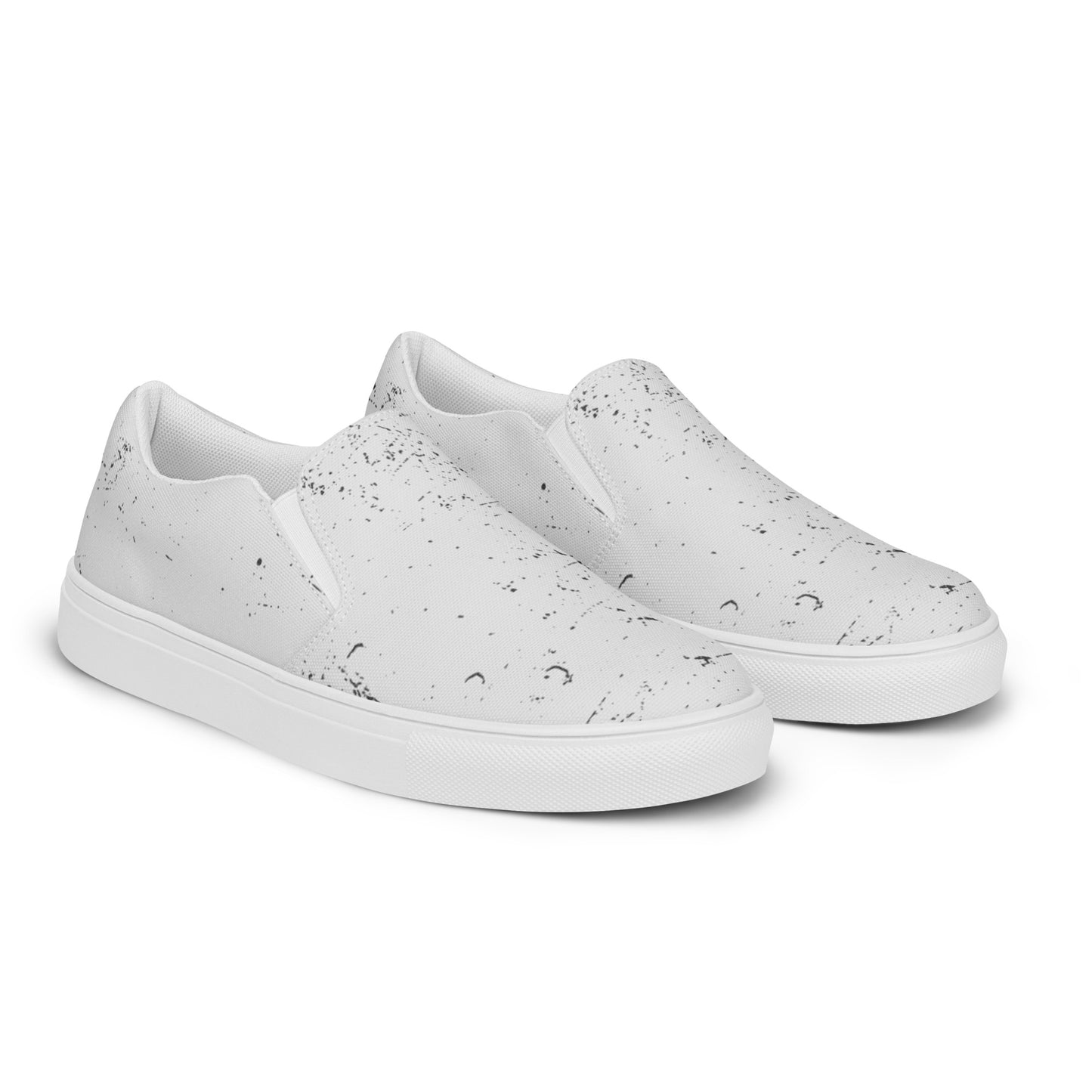 Abstract Slip-On Canvas Shoes by P Blue