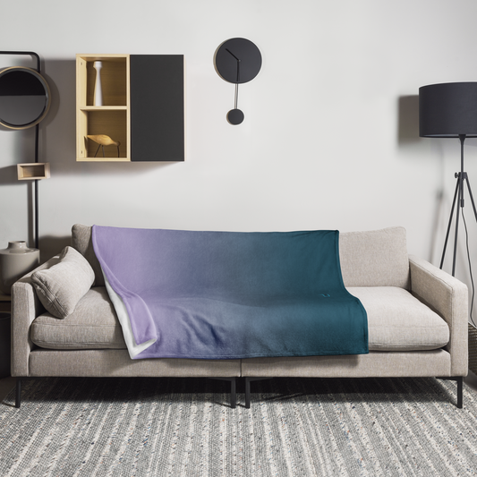 Silky Soft Gradient Throw Blanket