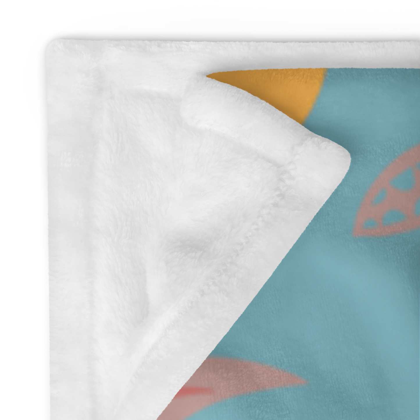 Silky Soft Floral Throw Blanket by P Blue
