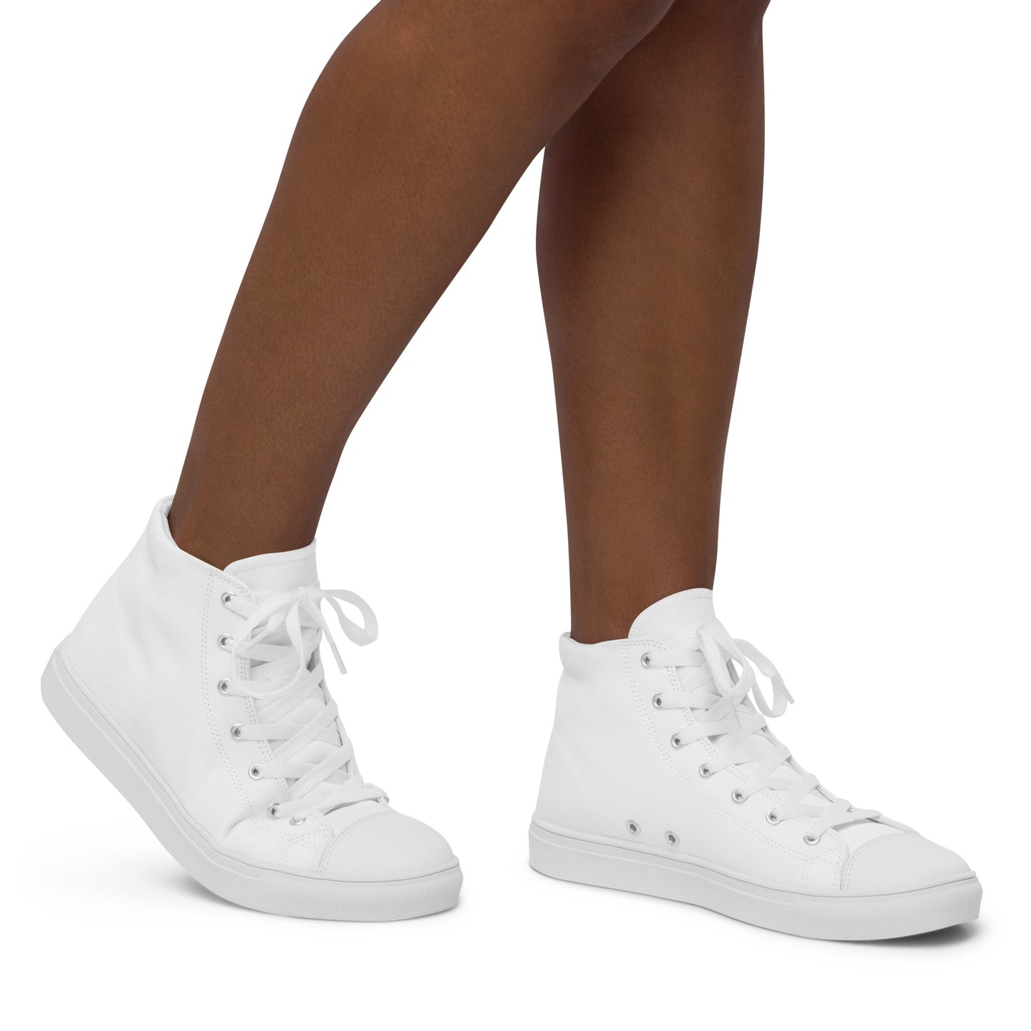 High-Top Canvas Sneakers by P Blue