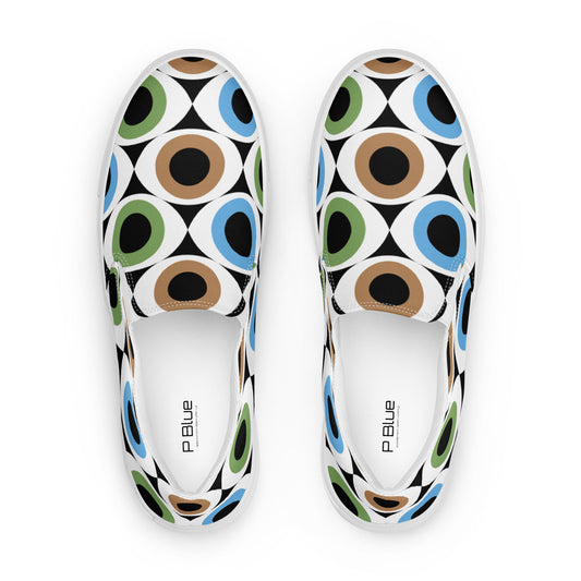 Patterned Slip-On Canvas Shoes