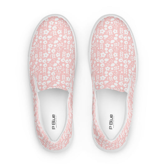 Patterned Slip-On Canvas Shoes
