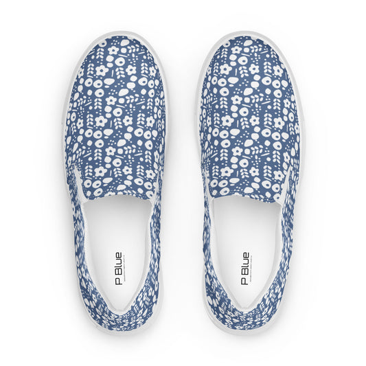 Patterned Slip-On Canvas Shoes