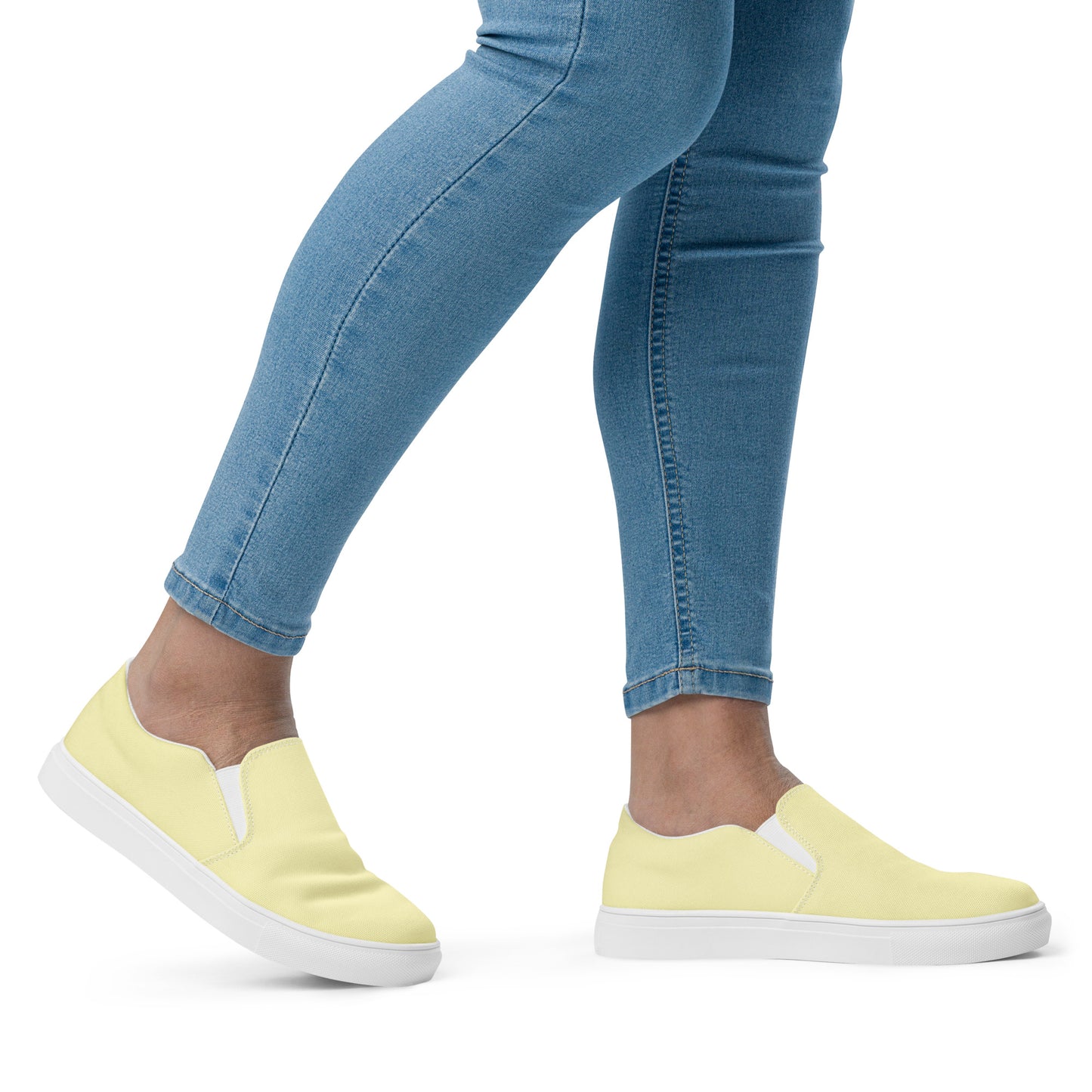 Comfy Slip-On Canvas Shoes by P Blue