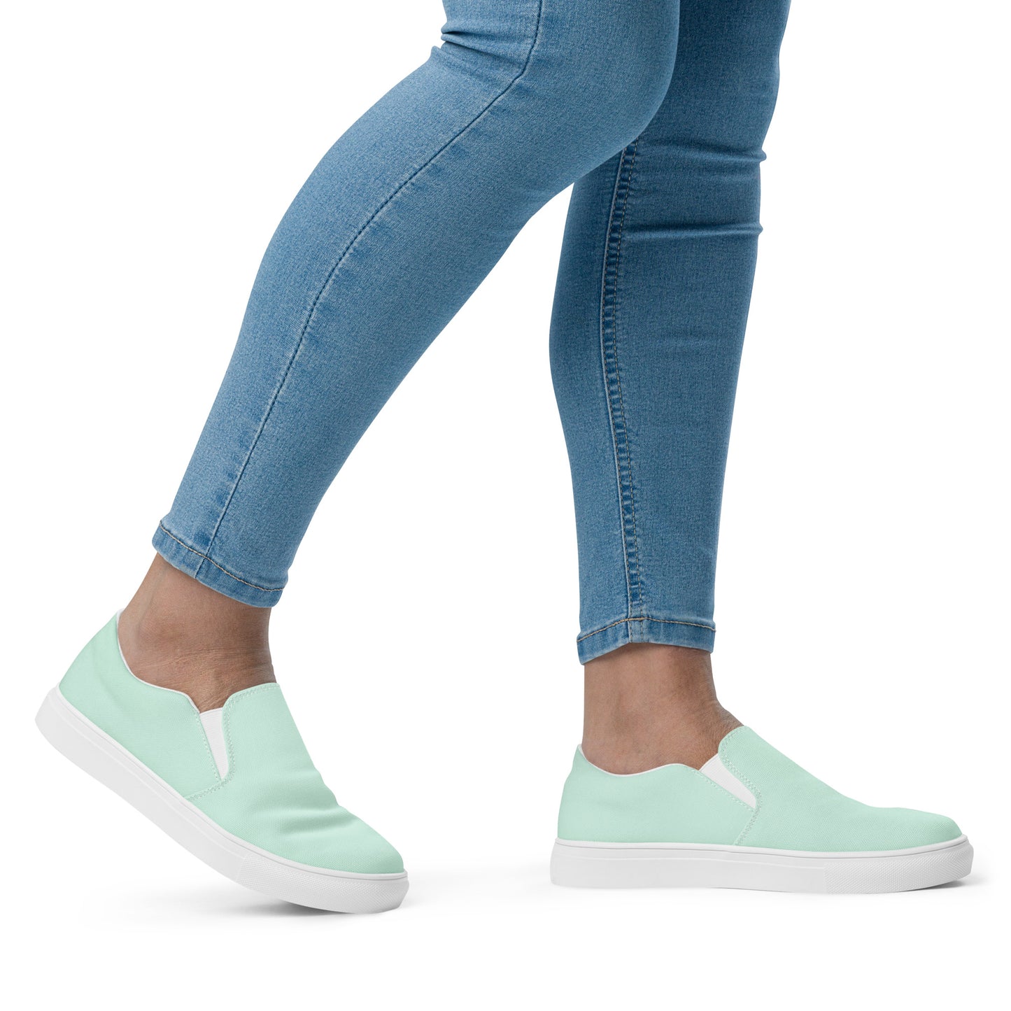 Comfy Slip-On Canvas Shoes by P Blue