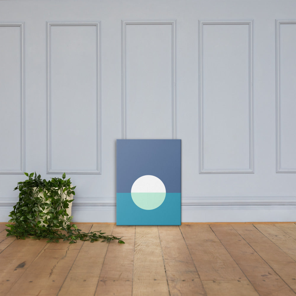 Abstract Art Canvas by P Blue