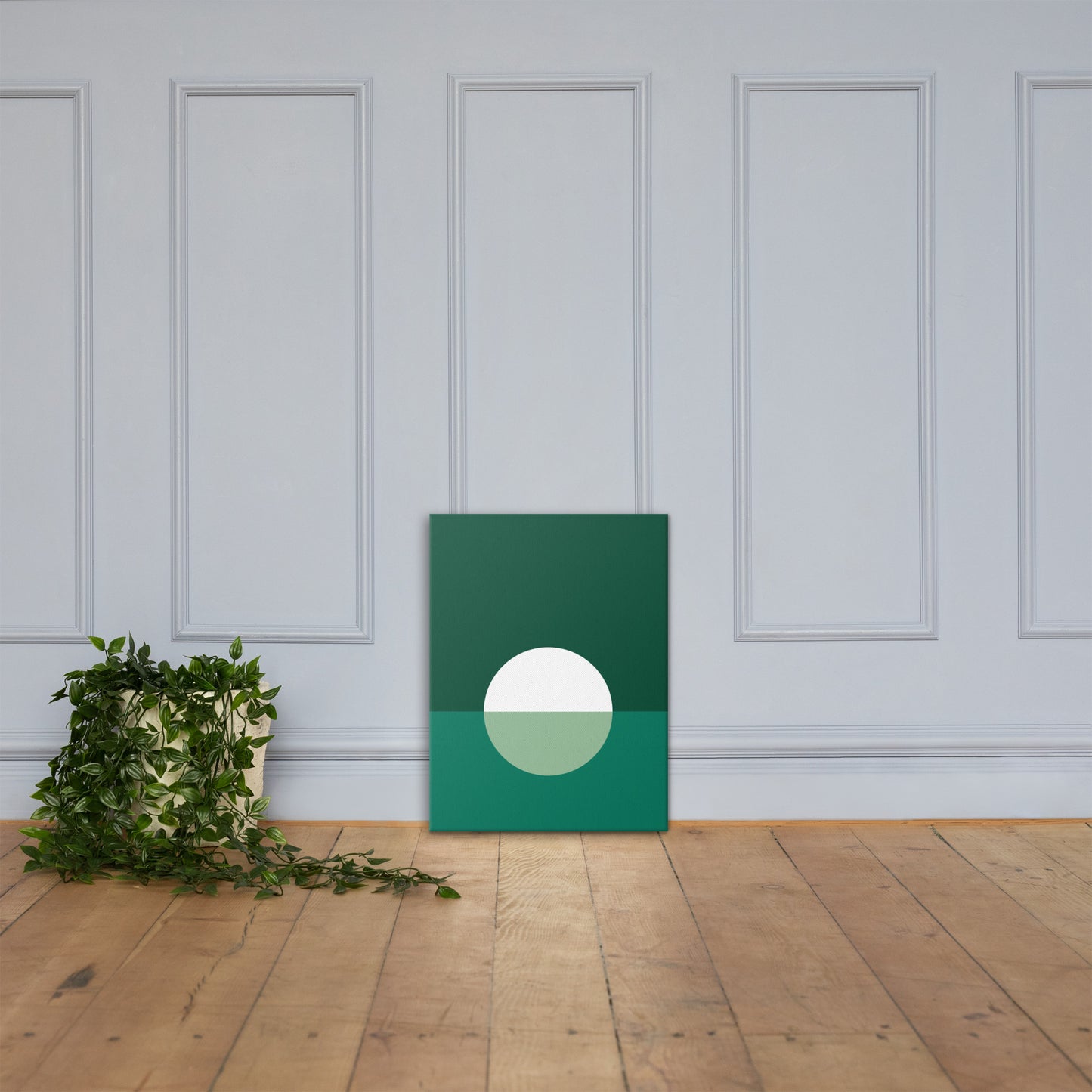 Abstract Art Canvas by P Blue