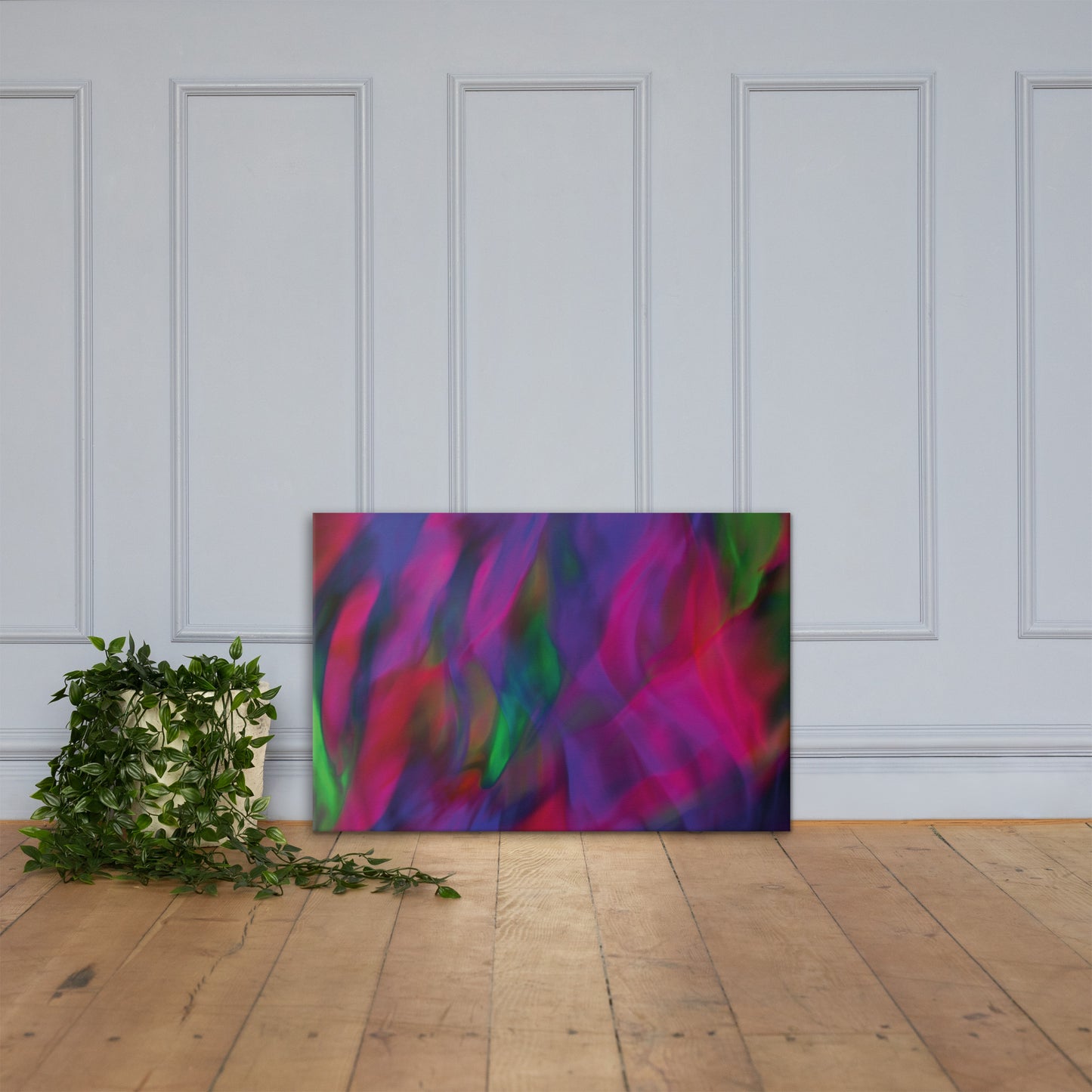 Abstract Art Canvas by P Blue