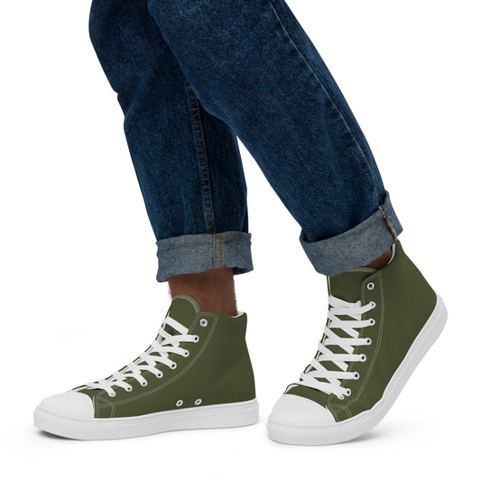High-Top Canvas Sneakers