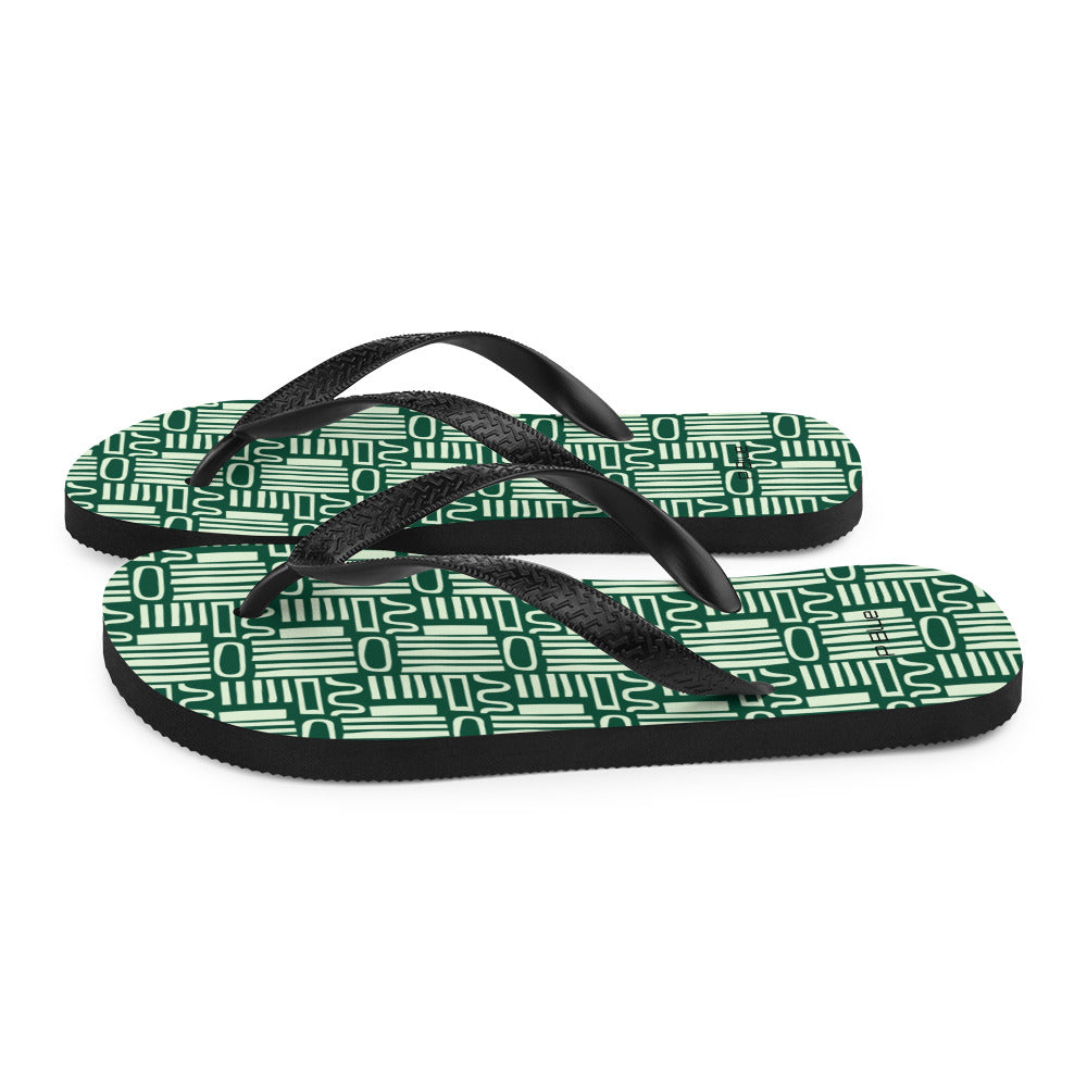 Comfy Rubber Toe Post Flip-Flops by P Blue