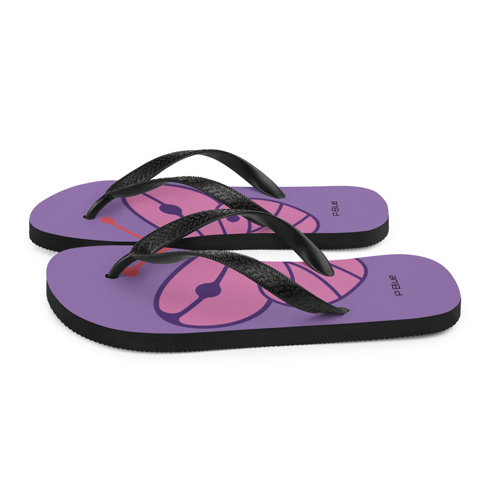 Comfy Rubber Toe Post Flip-Flops by P Blue