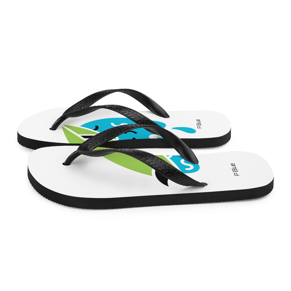 Comfy Rubber Toe Post Flip-Flops by P Blue