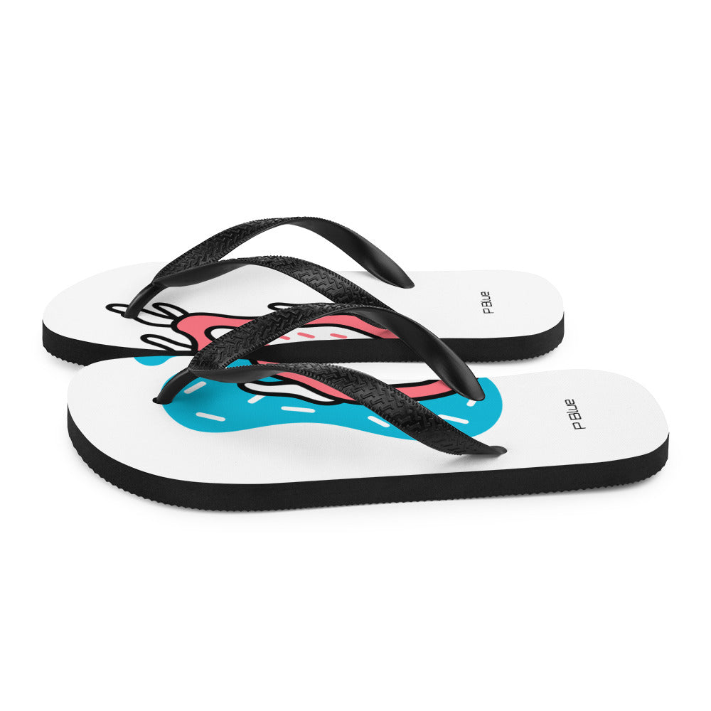 Comfy Rubber Toe Post Flip-Flops by P Blue