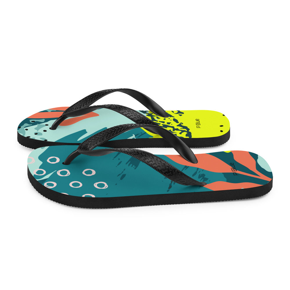 Comfy Rubber Toe Post Flip-Flops by P Blue