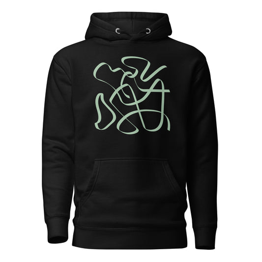Premium Cotton Hoodie with Squiggles Print