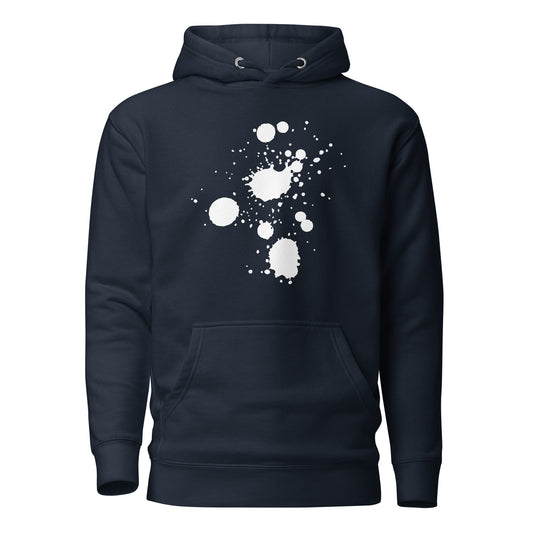 Premium Cotton Hoodie with Paint Splatter Print
