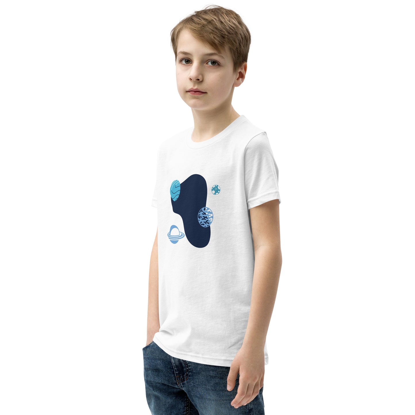 Comfy Light Unisex Short Sleeve Tee by P Blue