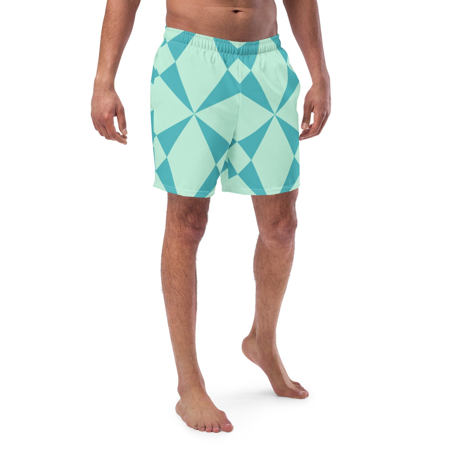 P Blue Men's Beachwear – Bold, Artistic, and Marine-Inspired Swim and Resort Styles