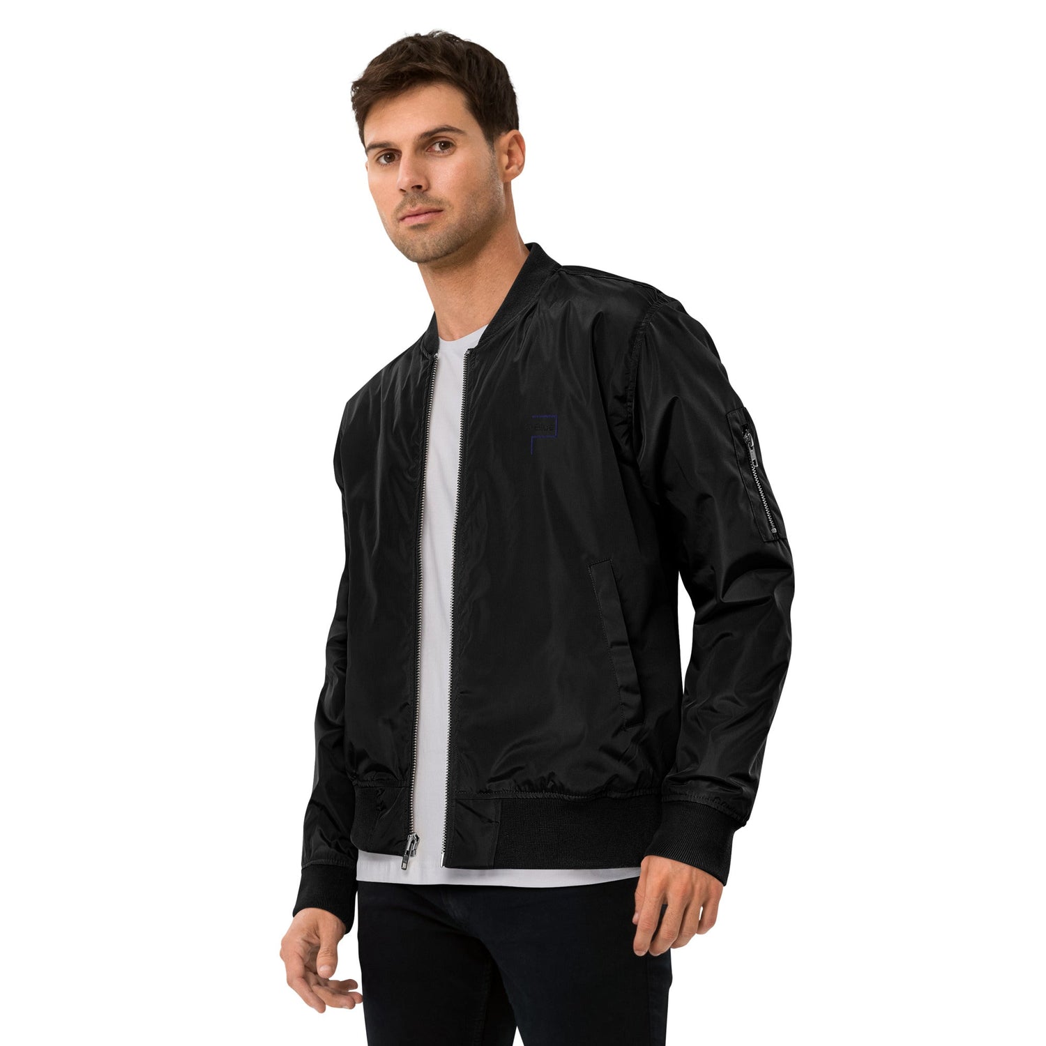 P Blue Men's Jackets – Minimalist Plain Design with Premium Quality and Comfort