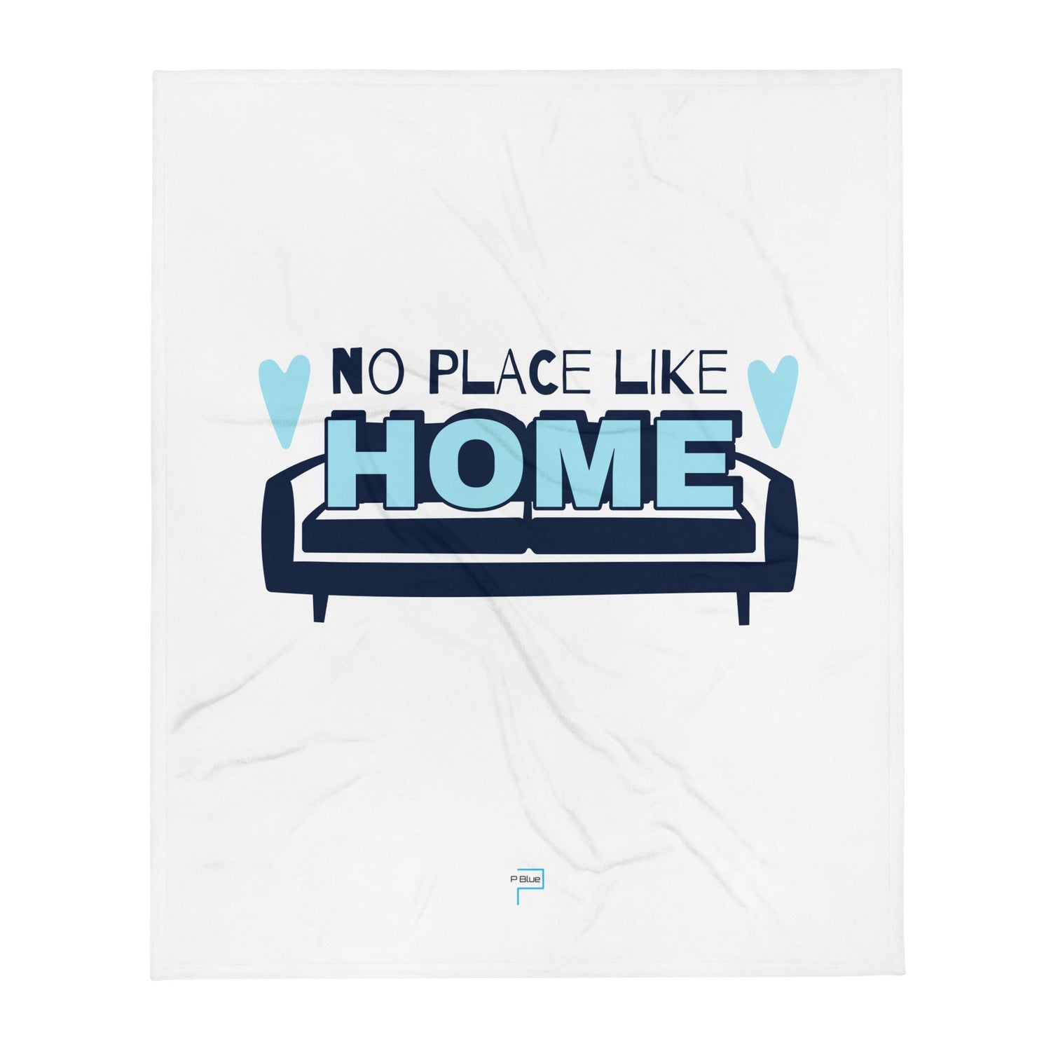 P Blue Throw Blankets – Vibrant, Comfortable & Stylish Home Accessories