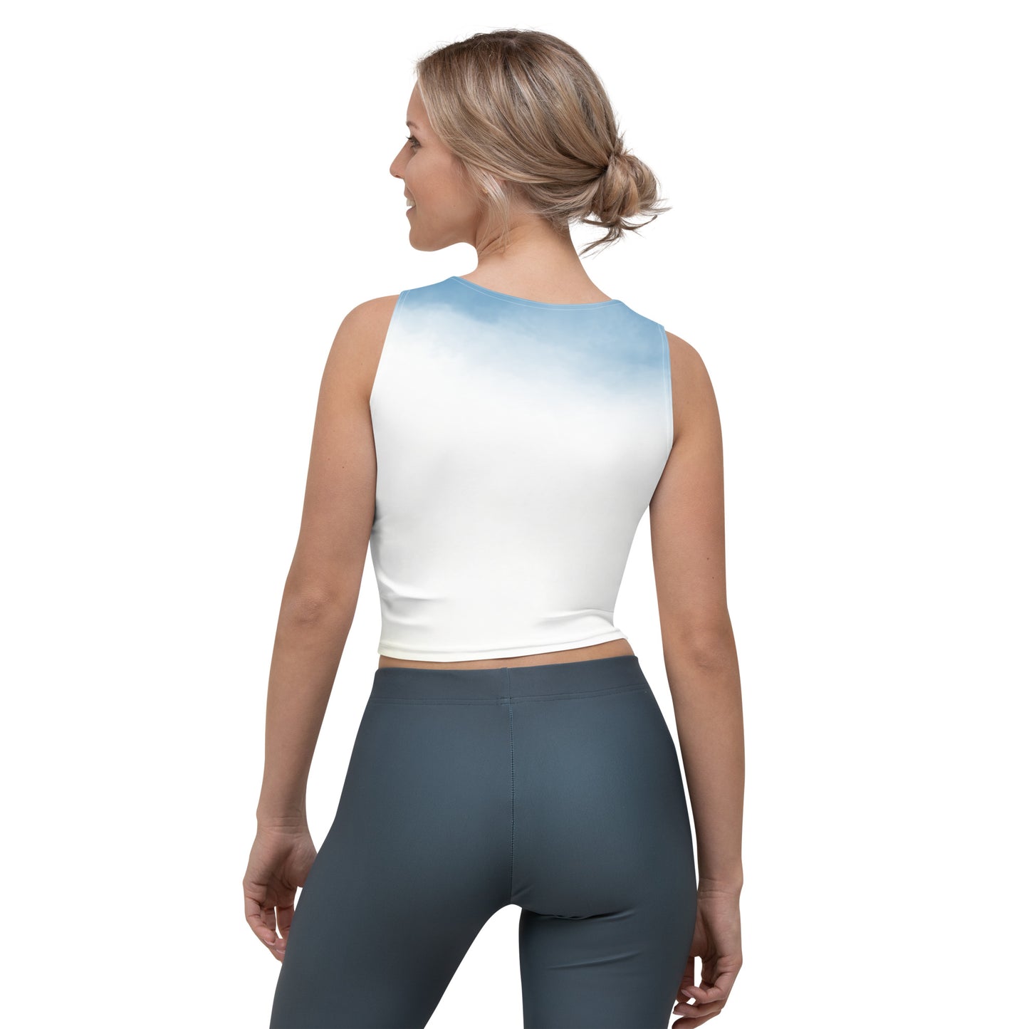 Gradient Body-Hugging Crop Top