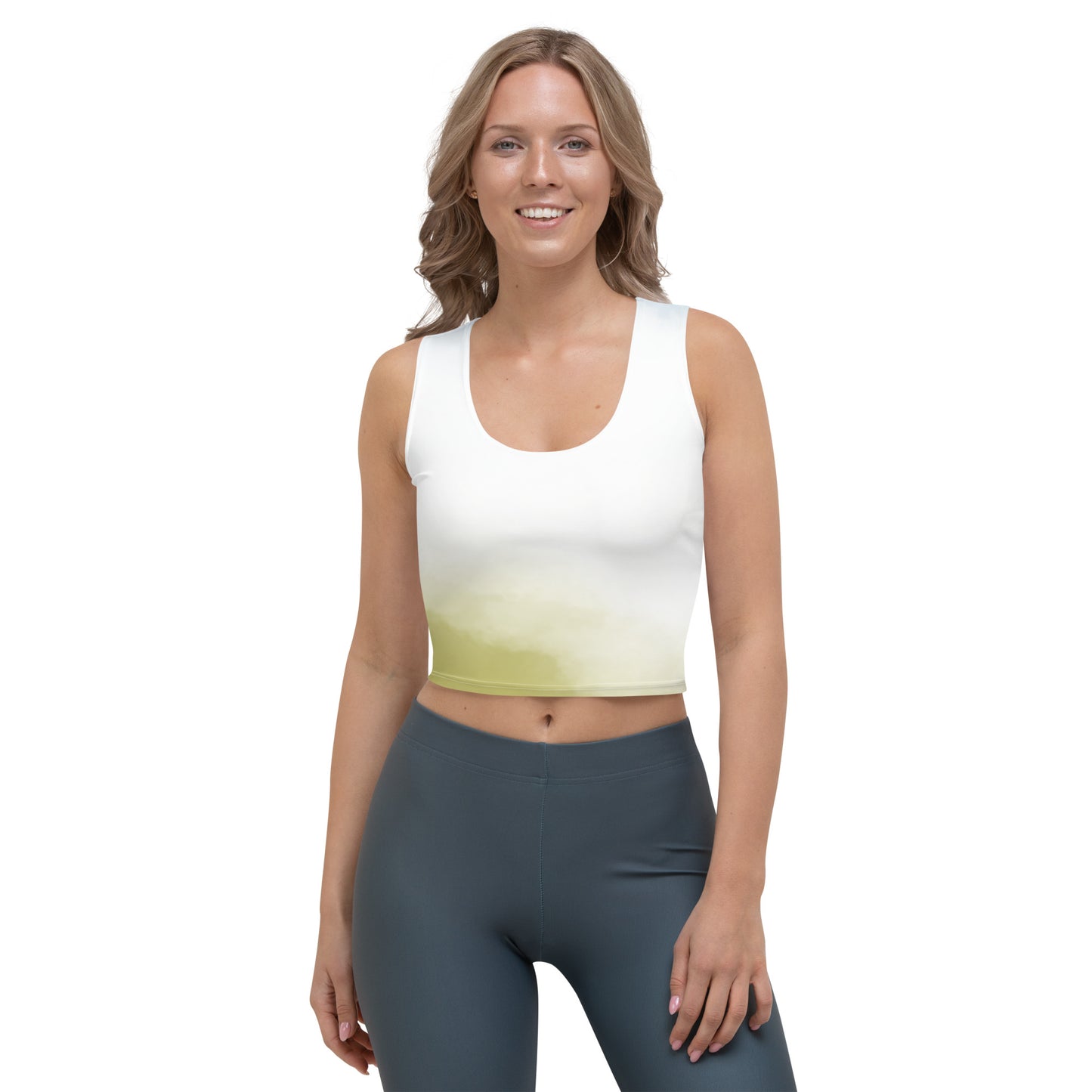 Gradient Body-Hugging Crop Top