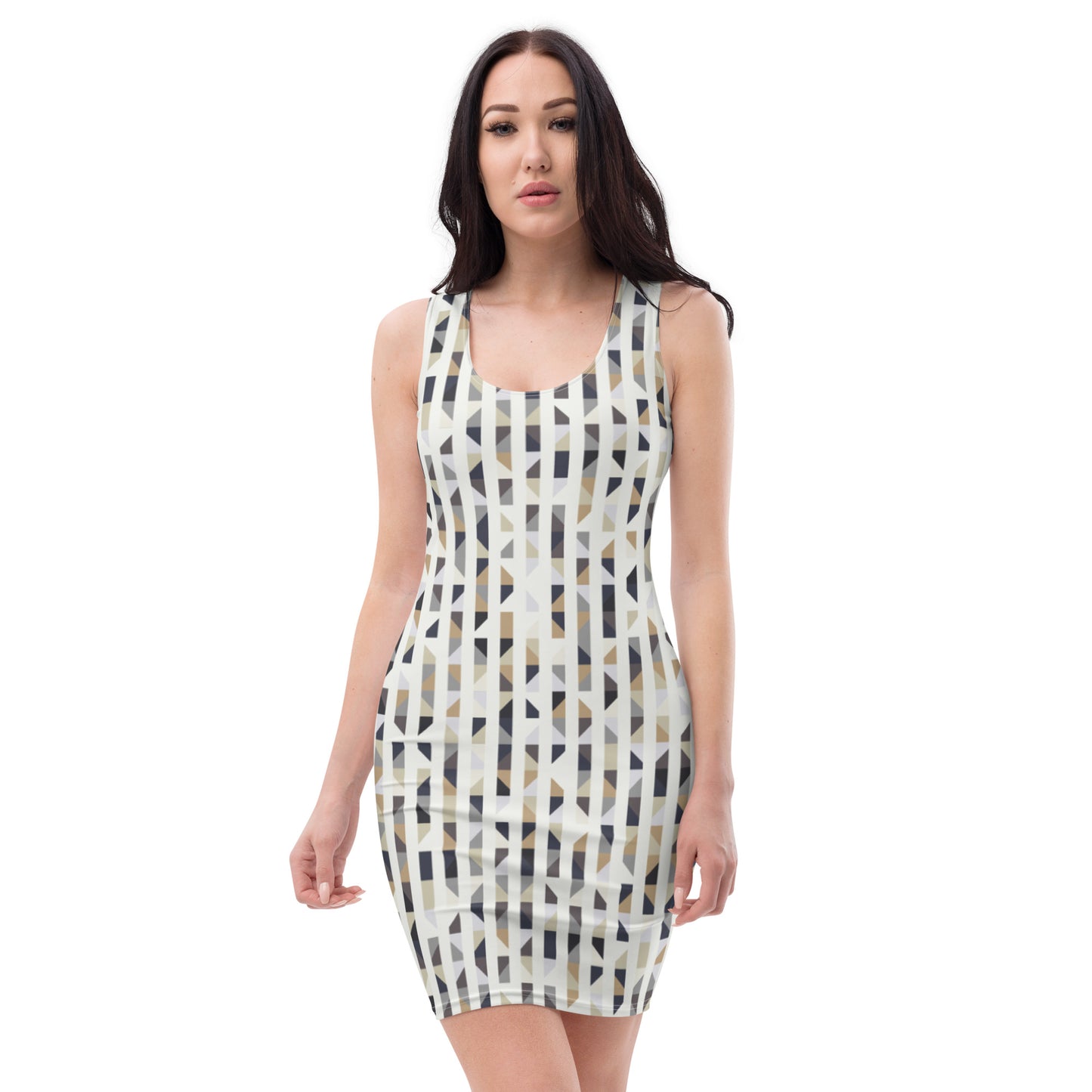 Smooth Abstract Pattern Dress