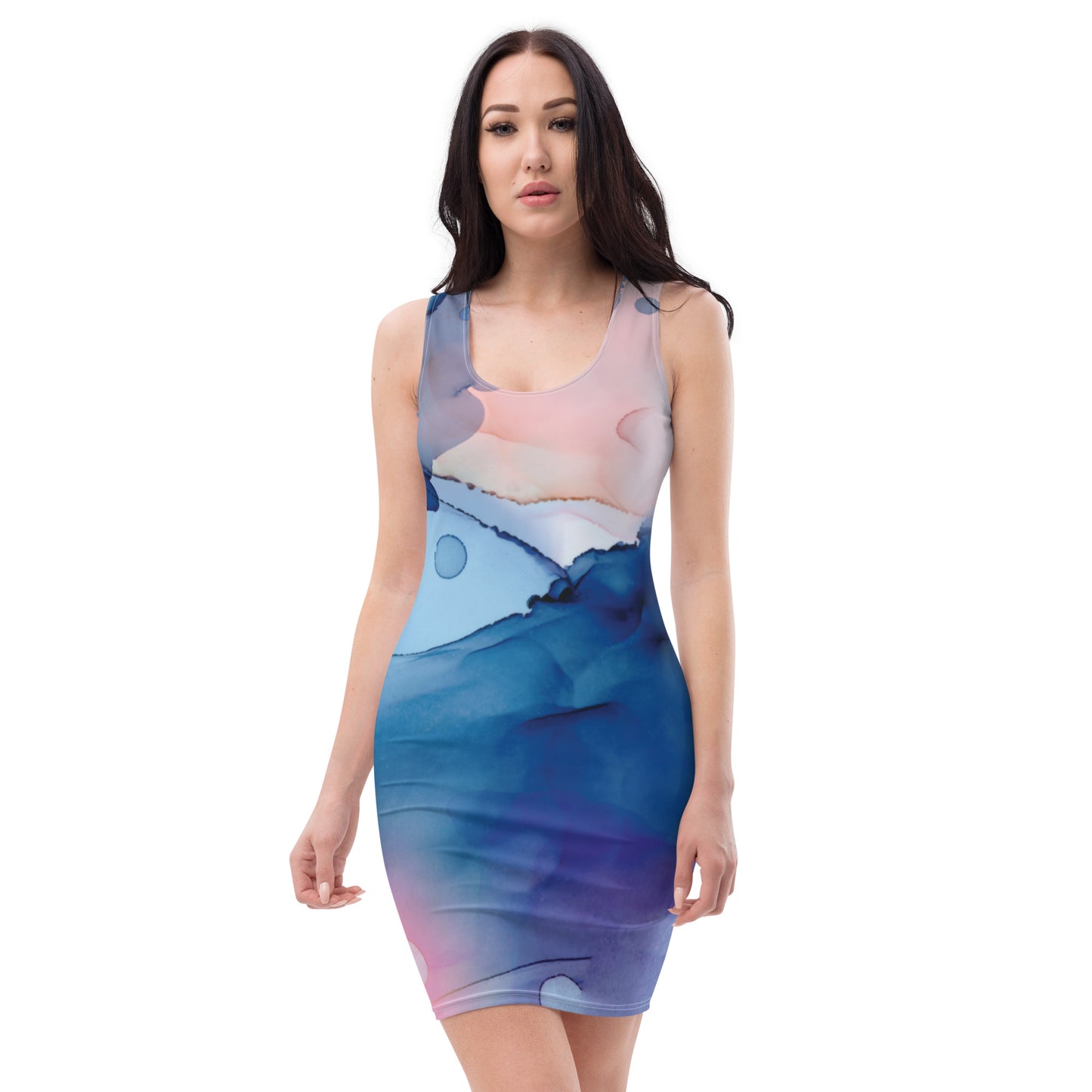 Smooth Abstract Pattern Dress