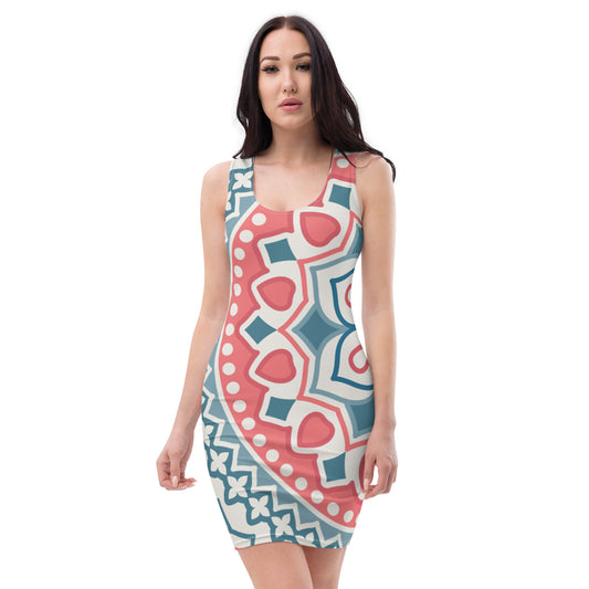 Smooth Abstract Pattern Dress