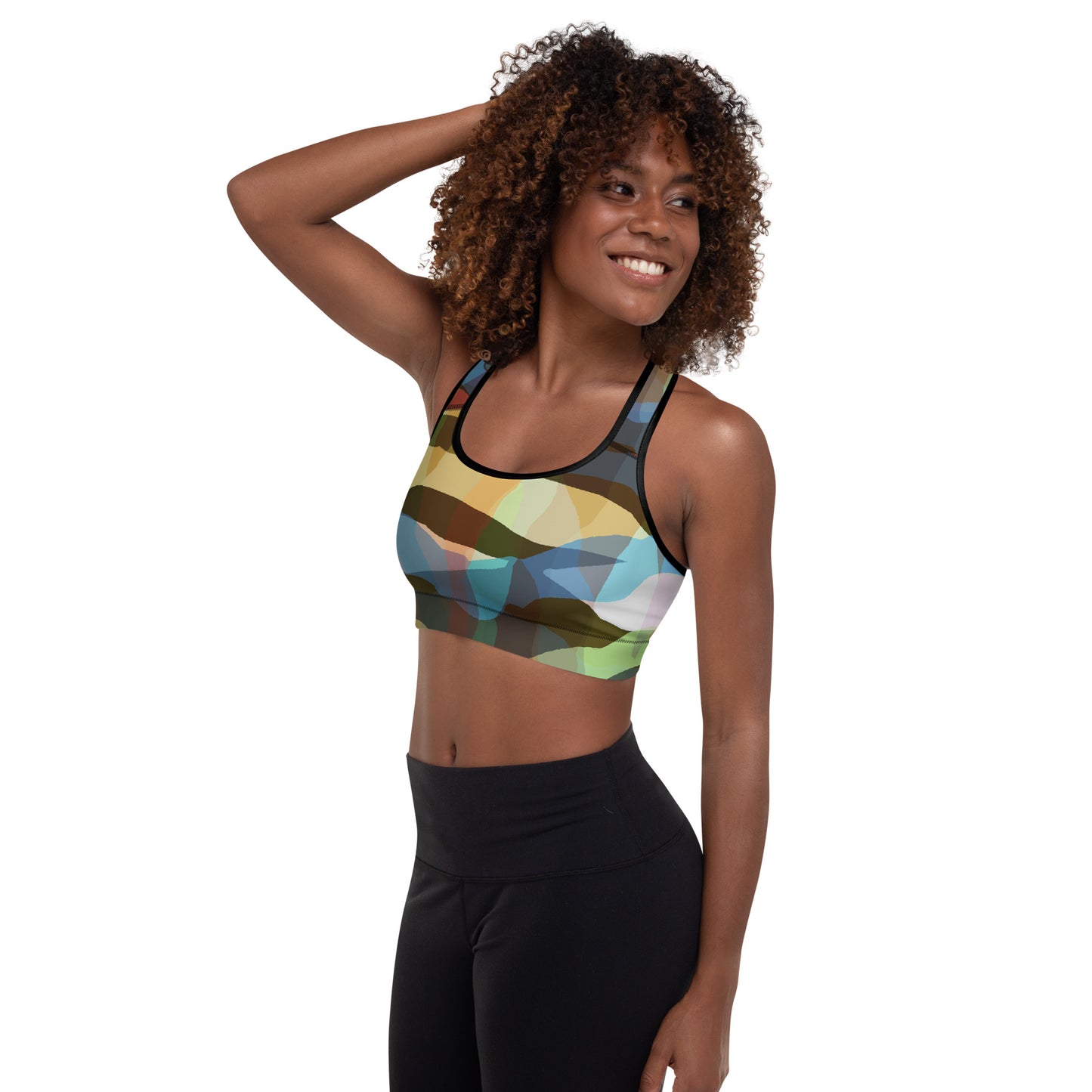 Comfy Padded Sports Bra With Removable Pads