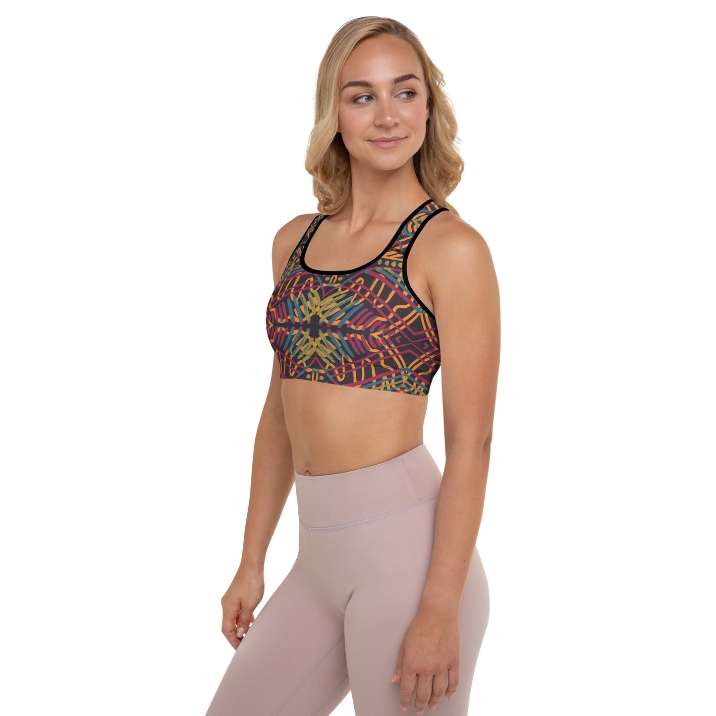 Comfy Padded Sports Bra With Removable Pads