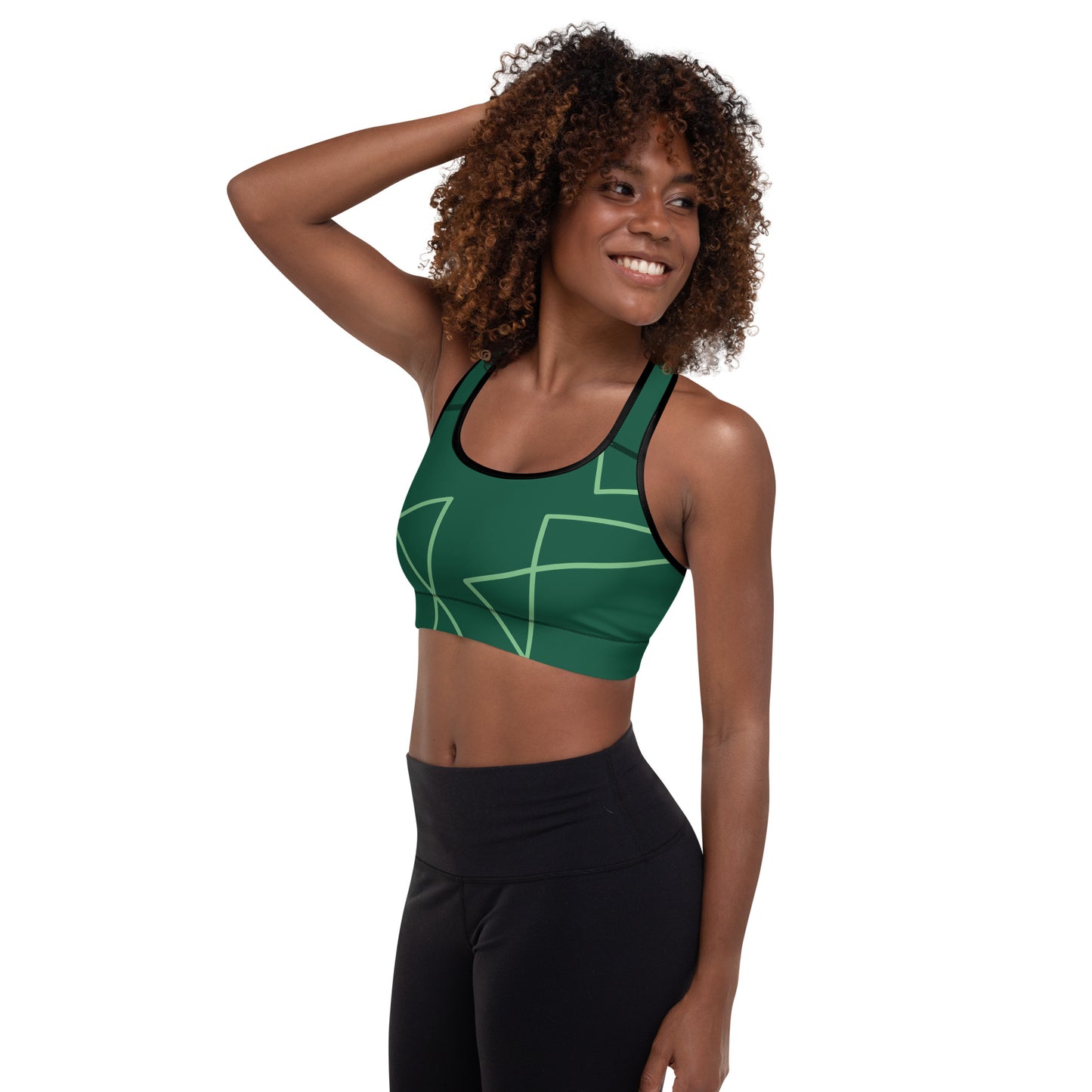 Comfy Padded Sports Bra With Removable Pads