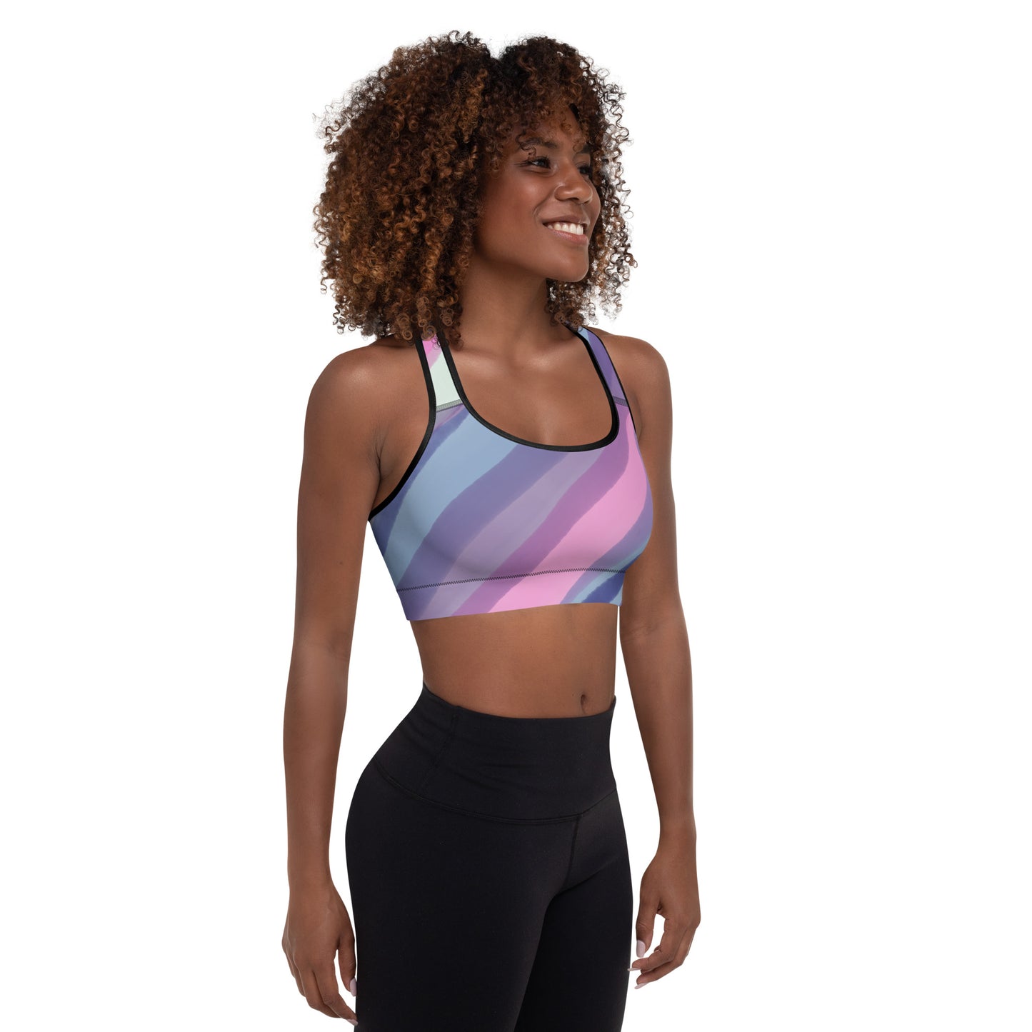 Comfy Padded Sports Bra With Removable Pads