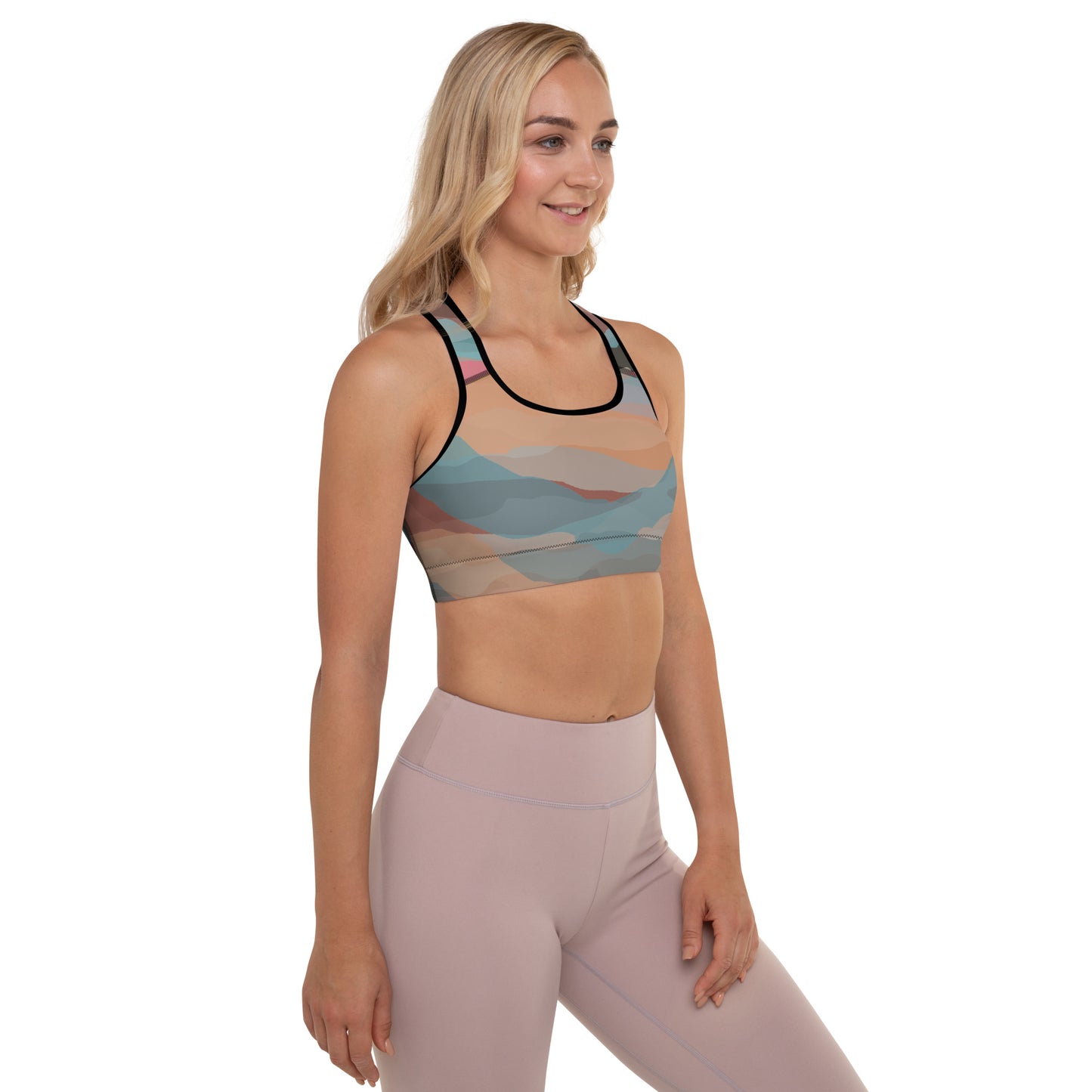 Comfy Padded Sports Bra With Removable Pads